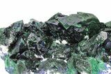 Vibrant Malachite Crystals on Azurite - Mexico #266344-4
